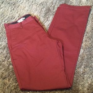 Volcom red pants
